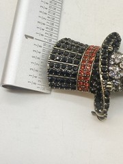 Off Park Rabbit in Hat Pin Brooch Magician Magic Large Crystals JTV Statement