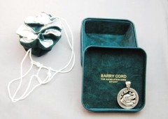 KC Studio Barry Kieselstein Cord Sterling Elephant Enhancer Pendant Diamond Eye