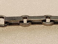 VTG Jacob Bengel Chrome Art Deco Brickwork L 16.5 Pre-owned