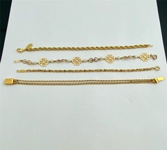 Lot of 4 Vintage Assorted Designer Bracelets Avon, Napier & Park Lane