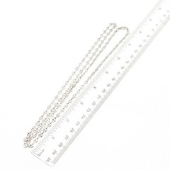 925 Sterling Silver Vintage Italy Anchor Mariner Chain Necklace 32″