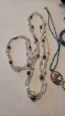 Vintage Retro MCM Beaded 13 Necklace Various Colors 3 Earrings, 3 Bracelets