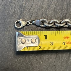Prochain Heavy Rolo Chain Bracelet 7” Vintage 23g SA