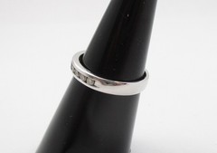 0.30 CTW Round Brilliant Cut Diamond Band Ring 14 Karat White Gold Size 5 3/4