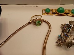 Large Lot Vintage Jewelry Trifari,925,Niello,