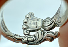 Wallace Sterling Silver Romance of The Sea Ring Size 6.25 Vintage 1950 MCM