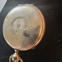 Victorian Mourning Locket Gold-Filled 2 Tintype Photos c1860 Antique Pendant