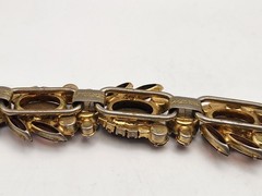 Vintage Juliana D&E Purple Watermelon Heliotrope 5 Link Bracelet Verified