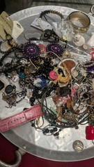 Jewelry Large lot Many Lbs of wearable Costume/Vintage fashion accessories