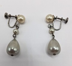 Vintage Earrings Lot 5 Pairs Clip/Screw Back Napier, Vendôme Pat.
