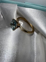 Estate Vintage Gold Tone Dainty Ring Lot Different Stones Some Signed