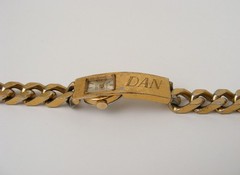 Vintage 1960s ID BRACELET w/ Belfont Watch Combo ~ Works! ~ Swank?