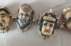 Vintage Selro Selini Seven Gods of Fortune Bracelet