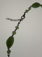 Lot 4 Semi Precious Stone Beaded Necklaces Sterling Silver Pendant Vintage SW