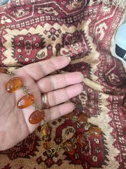 Aunt Elza’s Baltic Amber Necklace Magnificent Magical Fortune Teller Heirloom