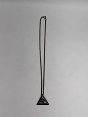 Triangle Pendant Necklace Geometric Pyramid Hipster Chain Charm Triangles Stack