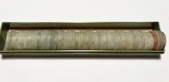 53 Antique Chinese Carved Jade 1″ SHOU Longevity Jewelry Pieces 2-4g @ 168g