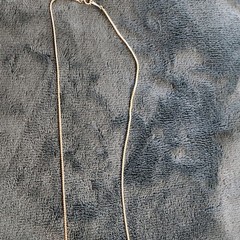 18K Gold Filled Chain Necklace Lobster Clasp Signed No Stone