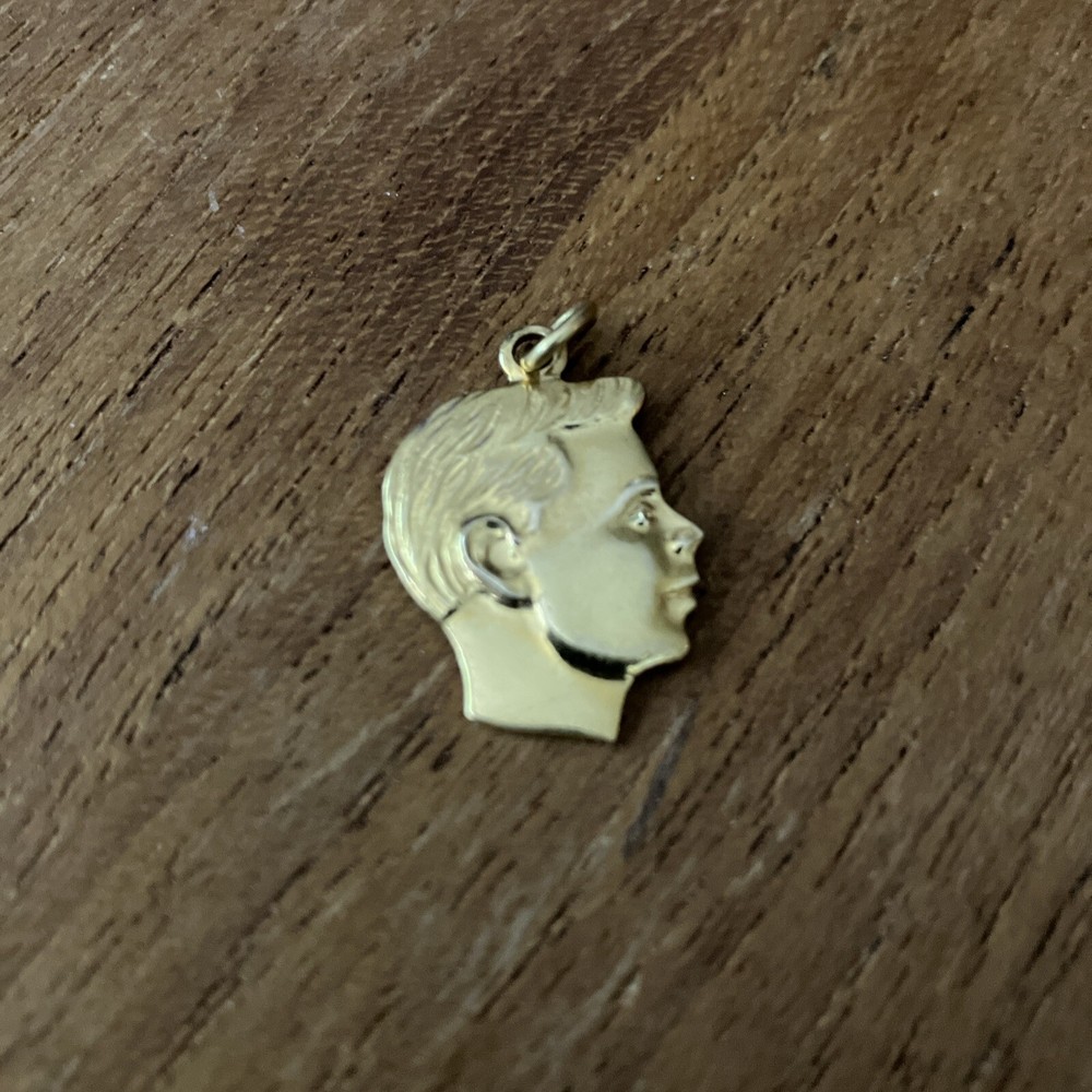 Vintage Boys Head JEMS By JMS 12k 1/20 Gold Filled Charm