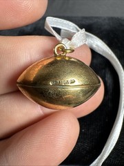 ✨Vintage Football Charm Yellow Gold 1/10 10K 1968 Western High Champions