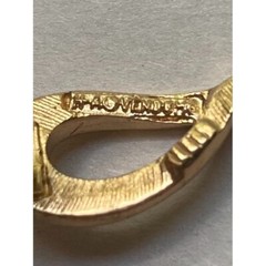 Vintage H.A. Vendome Twisting Tear Drop Screw Back Clip-on Gold Tone Earrings