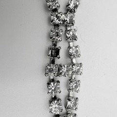 VINTAGE RHINESTONE Jewelry Lot Necklace Bracelet Earrings TAYLOR MAID Case