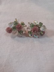 Vintage 1960’s Floral Parure Signed Vendome. This Is A Set of 5 Pieces. As Shown
