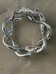 Vintage Mid Century Modernist Brooch Lot 5pc Signed Gerry’s Abstract Gold Silver