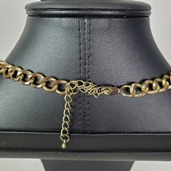 Pink Lavender Gold Chain Necklace Costume Jewelry
