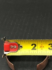 Copper and Brass Cuff Bracelet, Adjustable, 1/2″ Wide 1980’s !!!! VTG