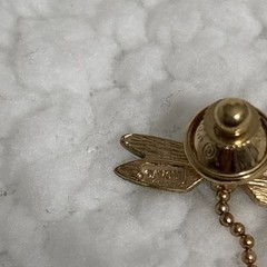 Lot Of 3 Vintage Lucite & Metal Avon Brooches Pins Turtle Dragonfly & Butterfly
