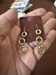 Lot of 4 Pair Modernist Enameled Earrings 1980s/1990s Vintage Jewelry NWT