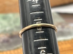Vintage 10K Solid Yellow Gold Four Diamond By Pass Ring sz 5–224.25