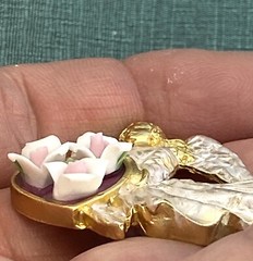 I Am Edgar Berebi My Angel Of The Flower Brooch Pin 1999 _2001 Vintage Jewelry