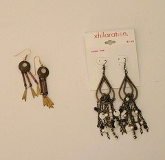 LL Xhilaration Women’s Vintage Boho Chandelier Earings Mixed Lot Set of 2