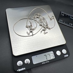 Vintage Sterling Silver Runner Necklace Earrings Set Female Jogger Marathon