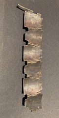 Very rare Vintage 7″ bracelet – 935 silver (3.4ounces) – sparkling blue stones