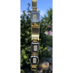 Vintage John Wind Maximal Art Watch Bracelet Multi Face Art Deco Assemblage