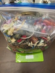 5.92 Pound Bulk Costume Fashion Jewelry Lot Junk Craft Resale Multi Purpose D