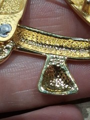 Tona Gold Tone Brooch Vintage Costume Jewelry Fall Autumn