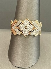 14k Yellow Gold 1.00ct Diamond Ring (C43)