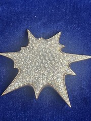 Vintage Jomaz Pavé Rhinestone Supernova Starburst Brooch Pin
