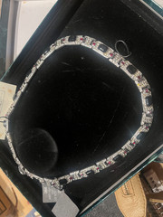 Beautiful Suzanne Somers necklace vintage black stone original price 79.00 HSN