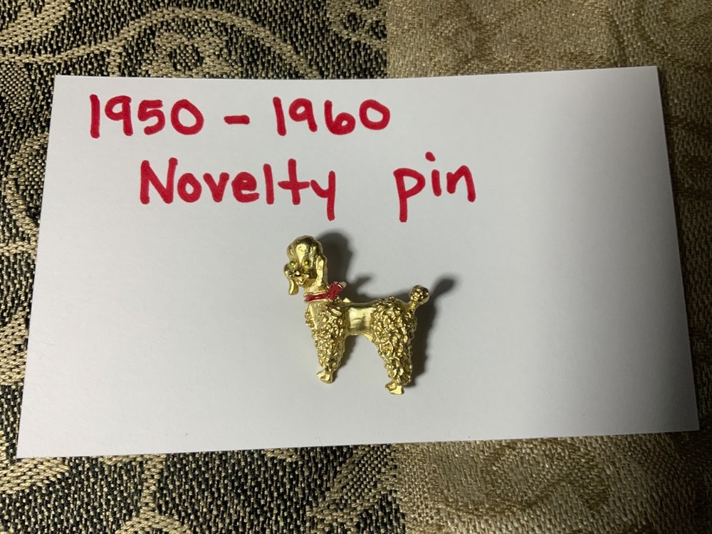 1950-1960 Poodle Novelty Pin