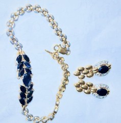 3.67C Sapphire Bracelet 7.5 Inches Long