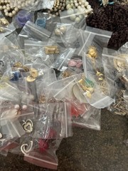 250 vintage to now lot wearable craft necklace earrings brooch jewelry 15 pounds
