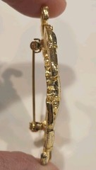 Vintage Unbranded Gold Tone Crab Brooch Pin