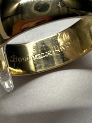 Pre-owned Vintage 14k Band with a 4mm Cubic Zirconia (CZ)