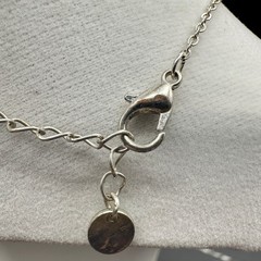 Vintage Claire’s Silver-Tone Classic Round Link Butterfly Charm Station Lobster