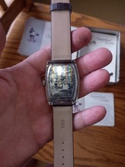 steamboat willie watch in good condition never worn box has a touch of rust